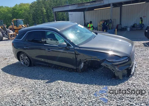 2025 Genesis Gv70 2.5T Awd из США, поврежденный, VIN KMUMADTB6SU212672